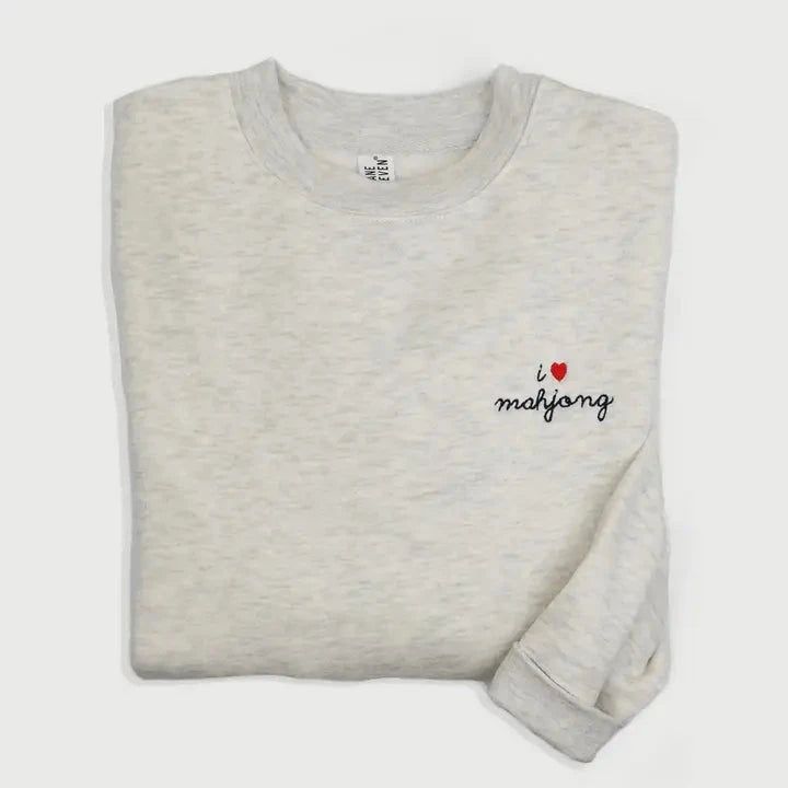 Heart Mahjong Sweatshirt The Happy Southerner 