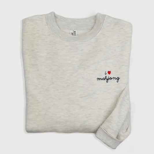Heart Mahjong Sweatshirt The Happy Southerner 