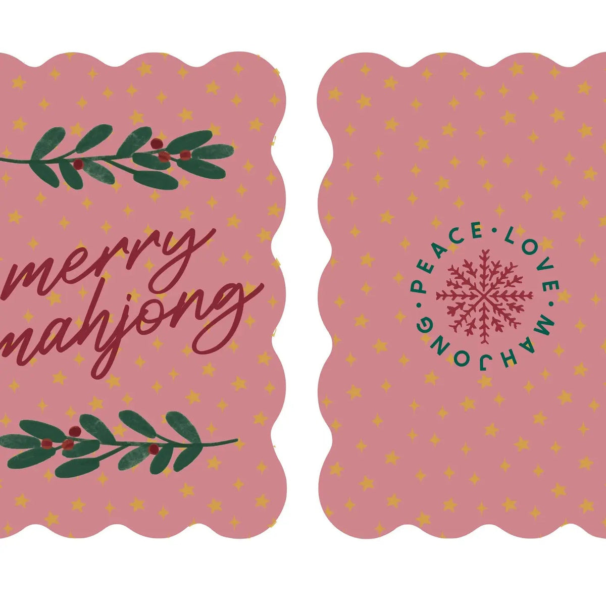 Holiday Tile Shufflers (Set of 2) - Merry Mahjong The Happy Southerner 