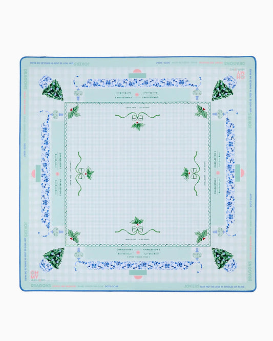 Holly Jolly Mahjong Mat The Happy Southerner 