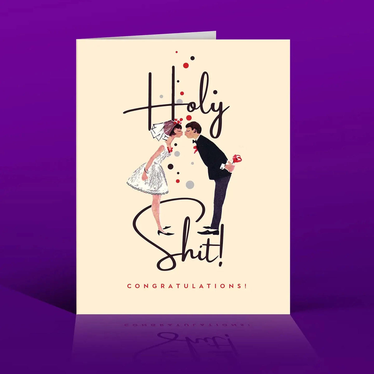 Holy Shit! Wedding Card The Happy Southerner 