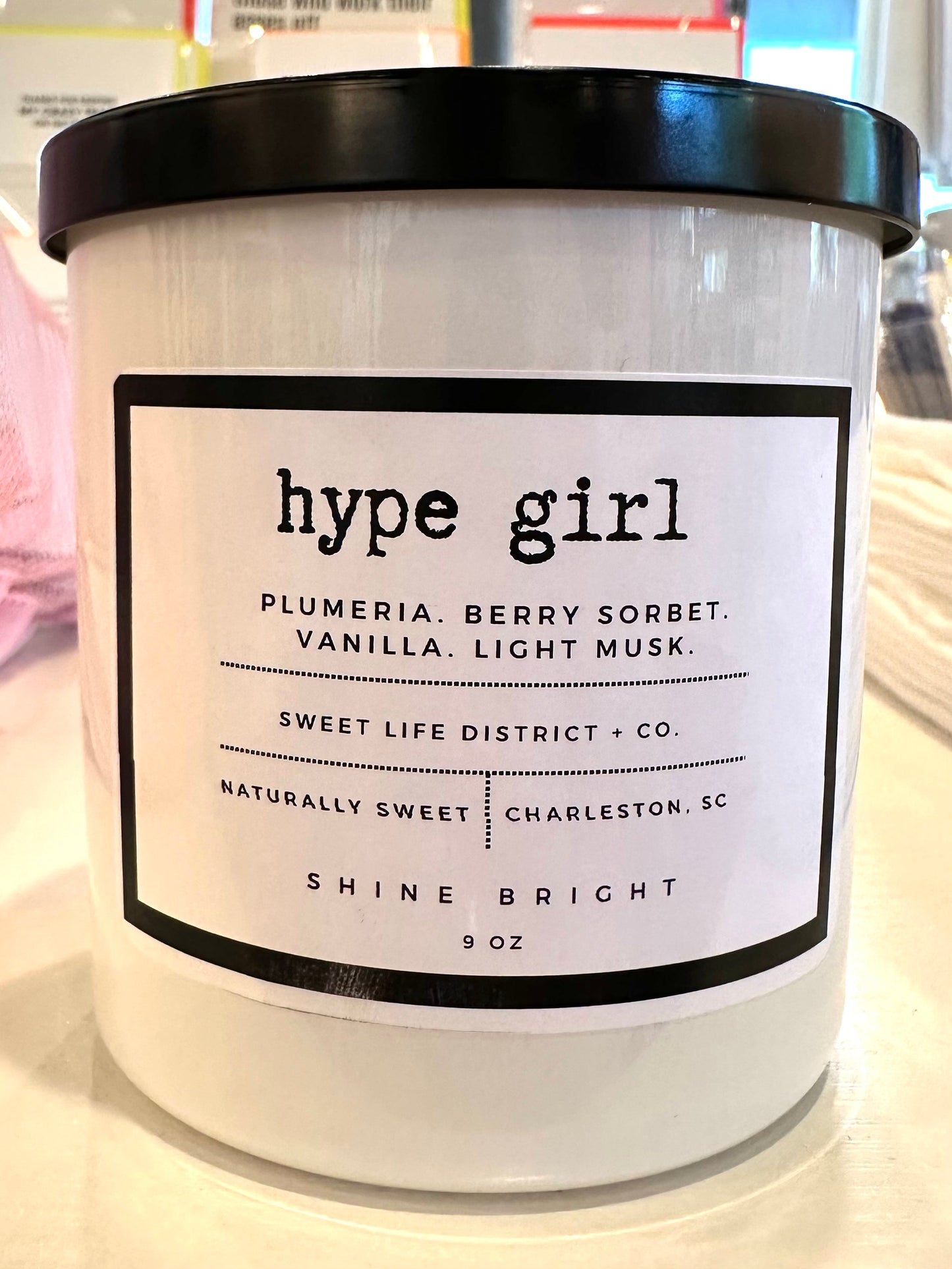 Hype Girl Candle - Single Wick The Happy Southerner 