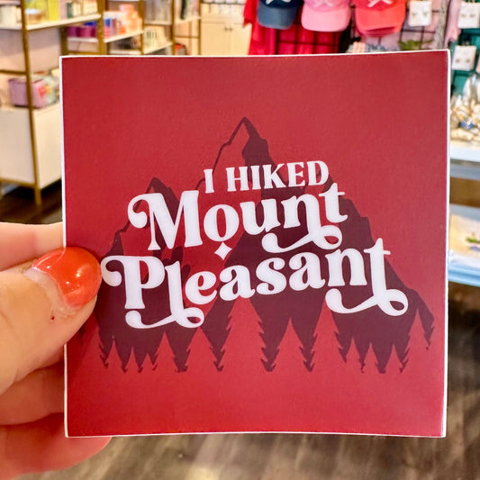 I Hiked Mt. Pleasant Sticker The Happy Southerner 