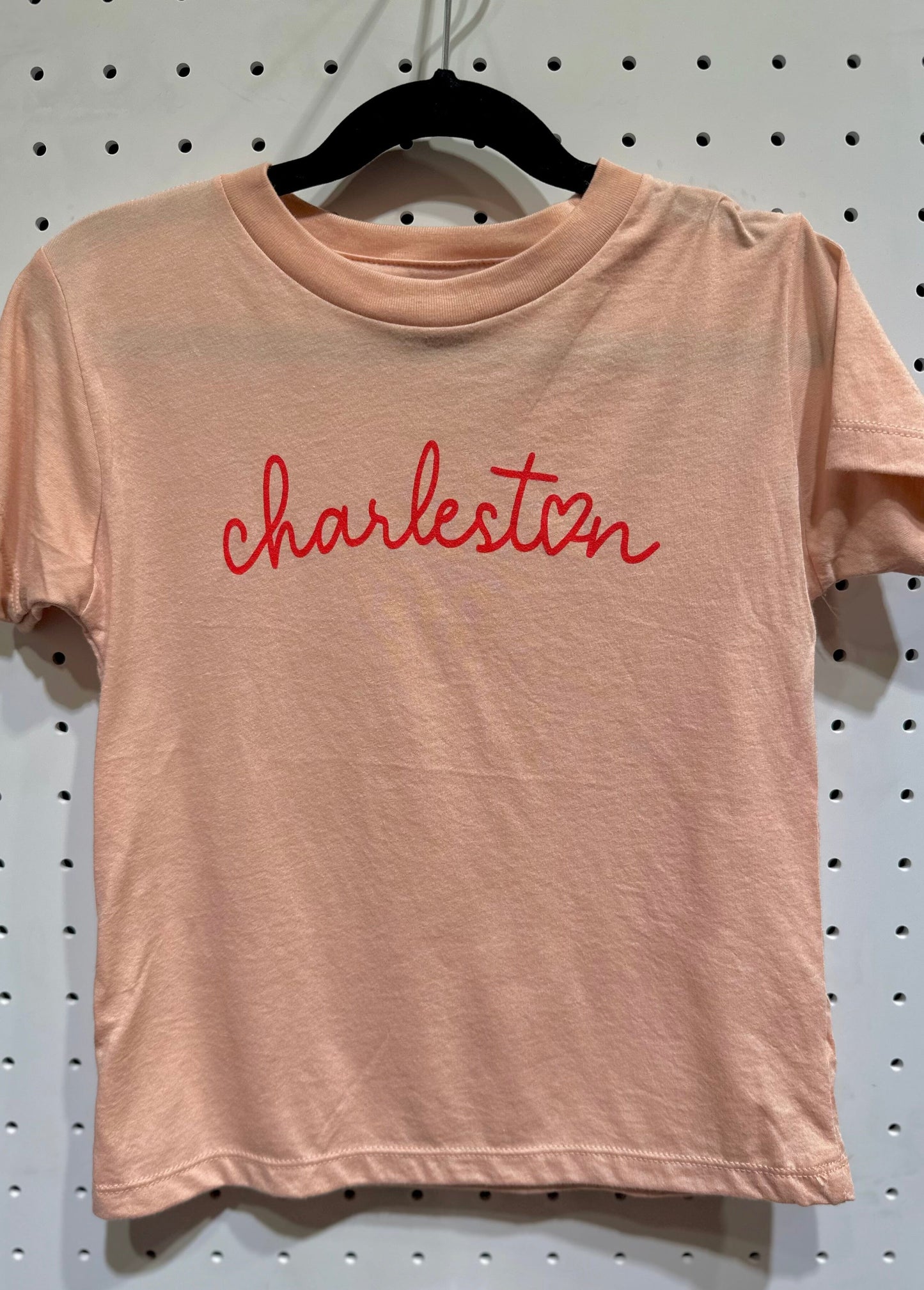 Kids Heart Shirt - Peach The Happy Southerner 