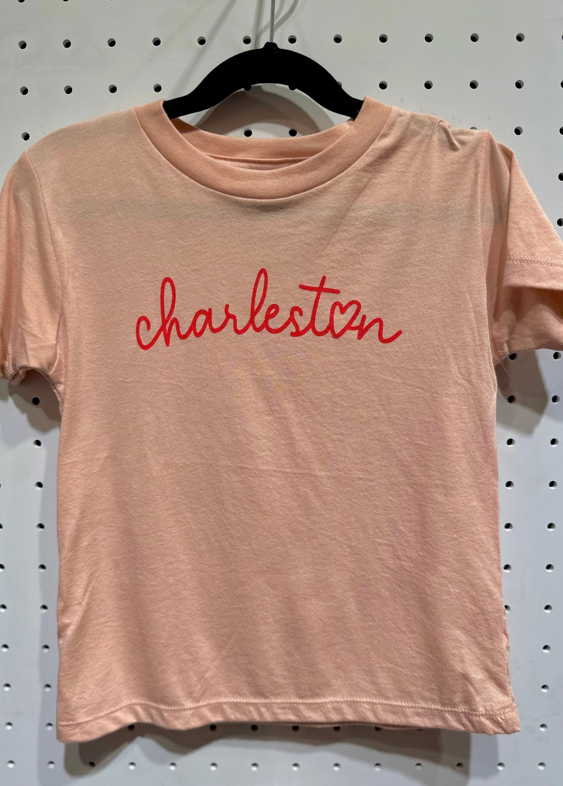 Kids Heart Shirt - Peach The Happy Southerner 