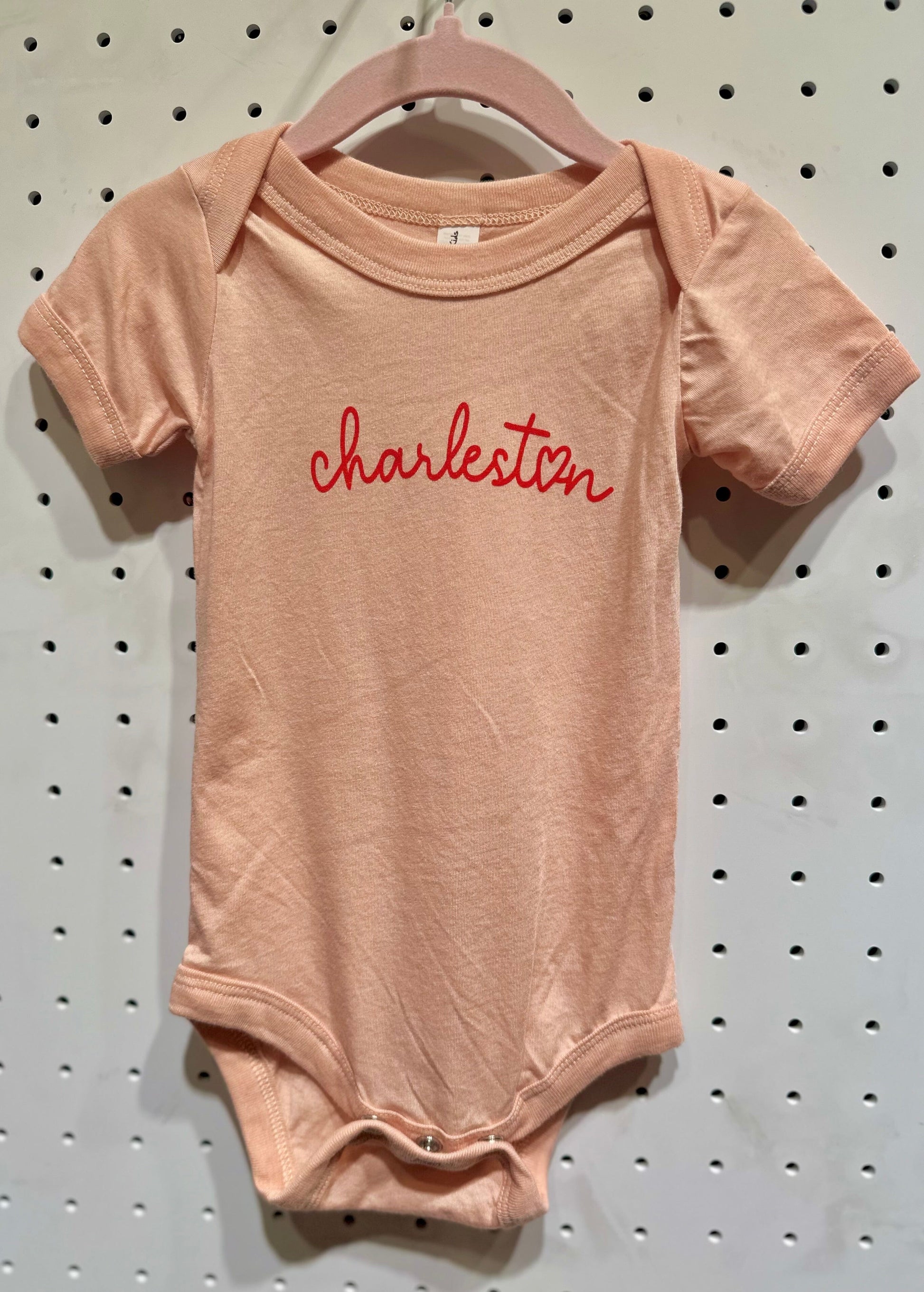 Kids Heart Shirt - Peach The Happy Southerner 