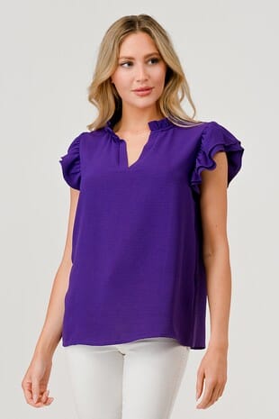 Kylie Purple Game Day Top The Happy Southerner 