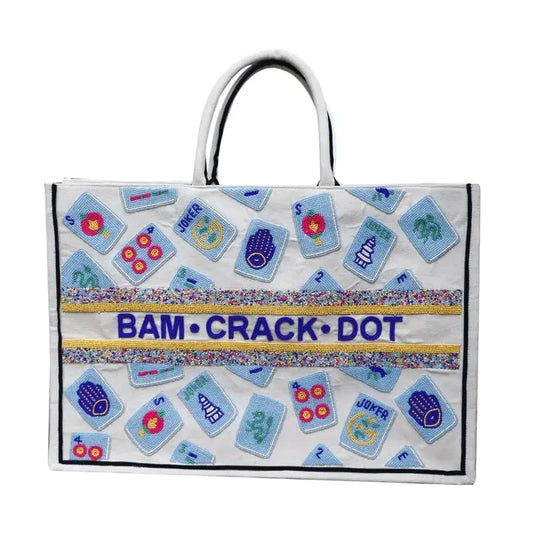 Large Beaded Mahjong Bag The Happy Southerner 