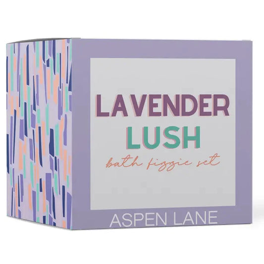 Lavender Lush Bath Bomb Fizzie Set The Happy Southerner 