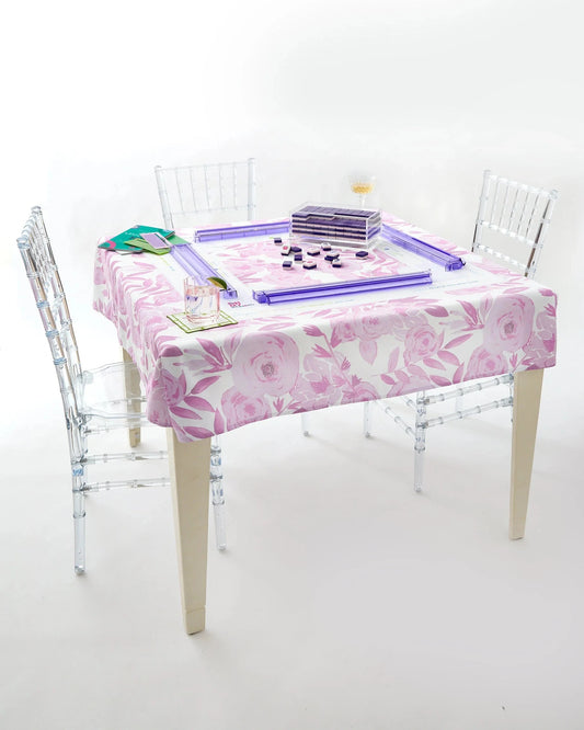 Lavender Lux Instructional Mahjong Tablecloth The Happy Southerner 