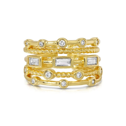 Layered Statement Ring The Happy Southerner 
