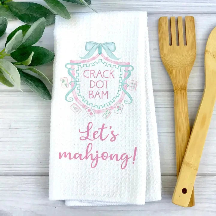 Let's Mahjong Kitchen Towel The Happy Southerner 