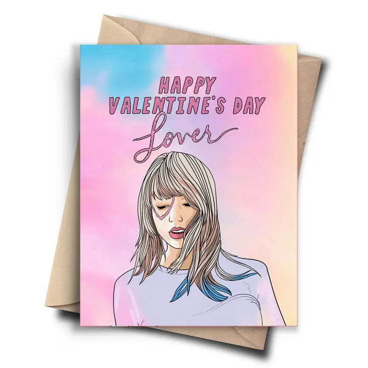 Lover Valentine Card - Taylor Swift Pop Culture Love Card The Happy Southerner 