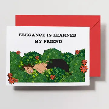 Luann Elegance Is Learned - Card The Happy Southerner 