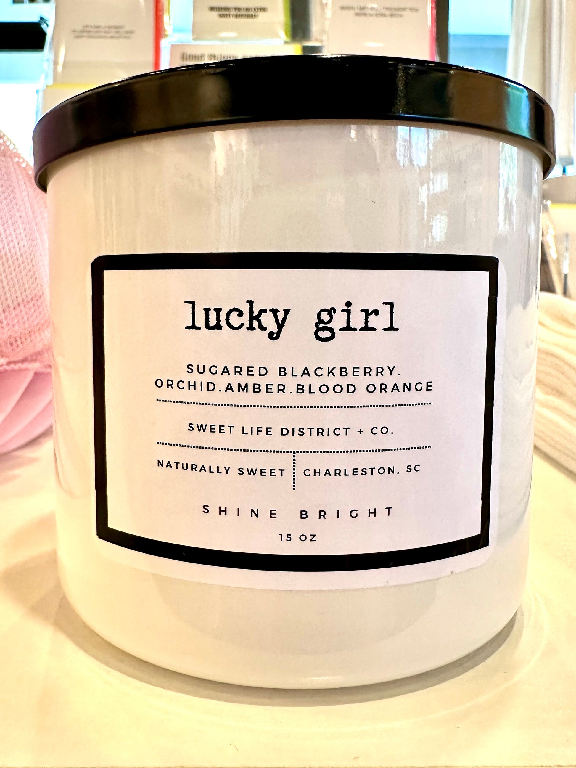 Lucky Girl Candle - 3 Wick The Happy Southerner 