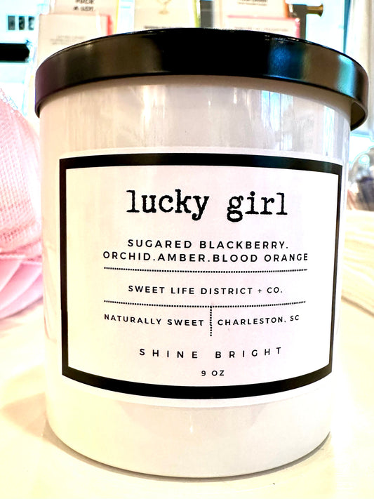 Lucky Girl Candle - Single Wick The Happy Southerner 