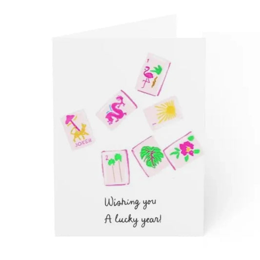 Lucky Year Mahjong Card The Happy Southerner 