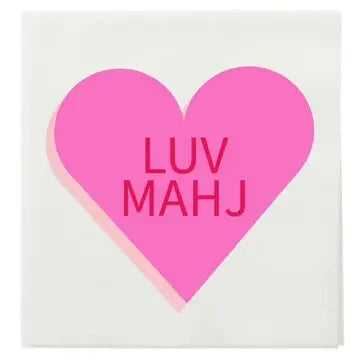 “Luv Mahj" Cocktail Napkins The Happy Southerner 