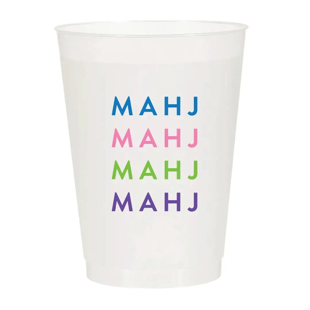Mahj Mahj Mahj Mahj Frosted Cups The Happy Southerner 