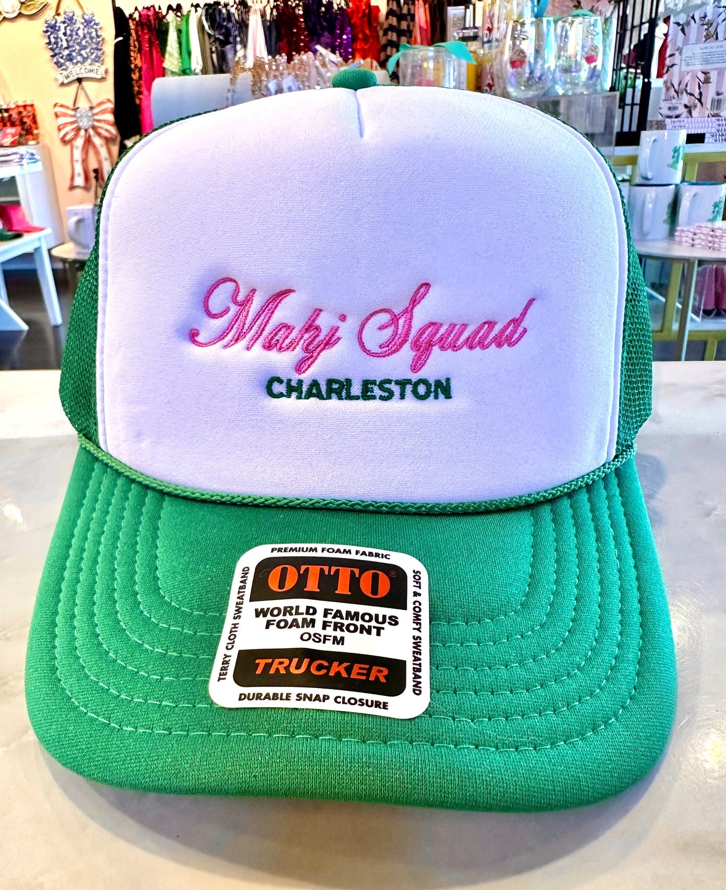 Mahj Squad Charleston Trucker Hat The Happy Southerner 