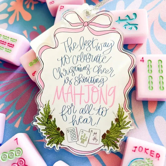 Mahjong Christmas Ornament The Happy Southerner 