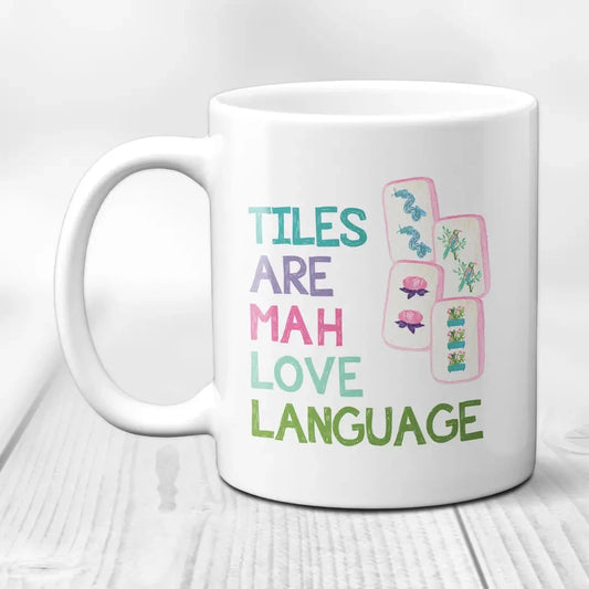 Mahjong Coffee Cup Mug Tile Game The Happy Southerner 