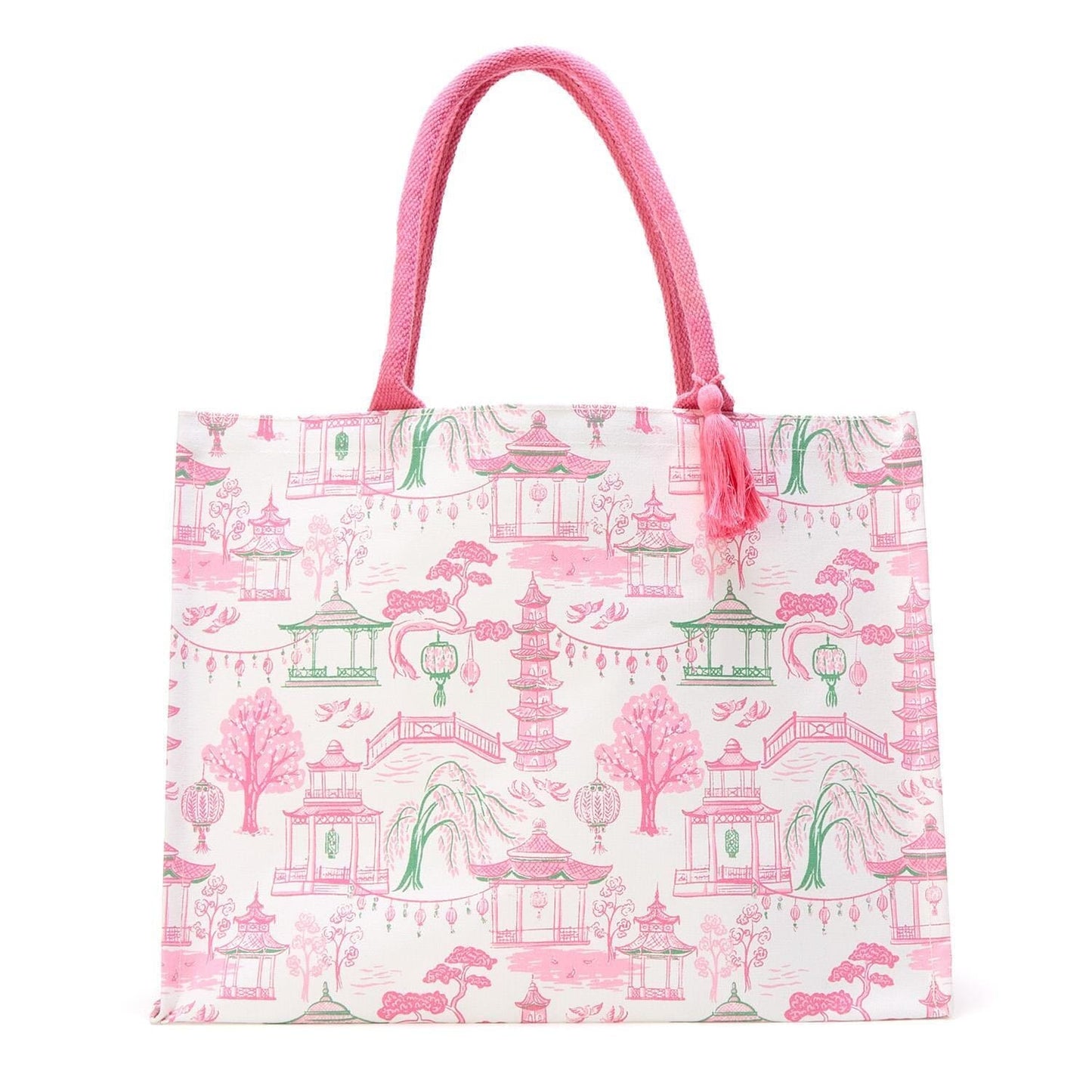 Mahjong Design Tote Bag The Happy Southerner 
