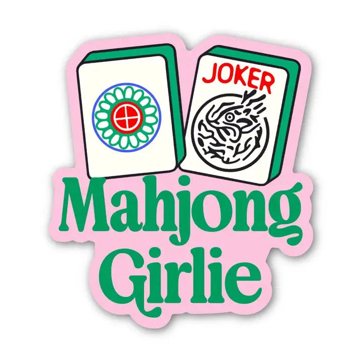 Mahjong Girlie Tile Mahjong Sticker The Happy Southerner 