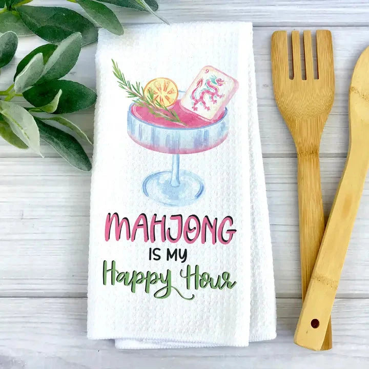 Mahjong Happy Hour Towel The Happy Southerner 