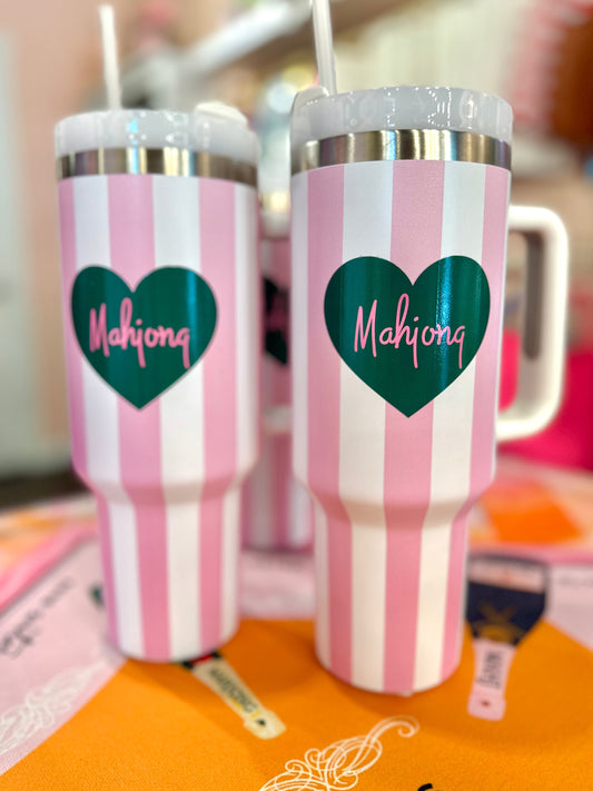 Mahjong Heart Tumbler The Happy Southerner 