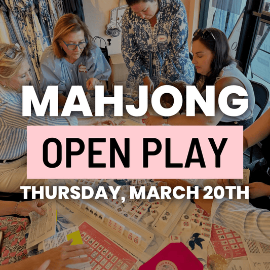 Mahjong Open Play - Thursday, March 20th The Happy Southerner 