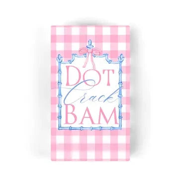 Mahjong Pink Plaid Napkins The Happy Southerner 