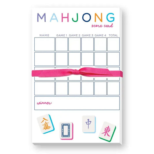 Mahjong Scorecard The Happy Southerner 