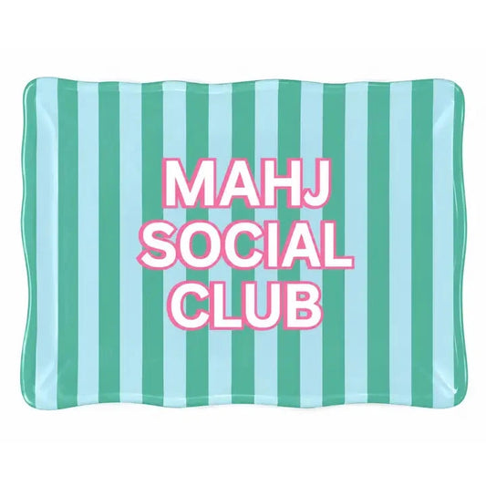 Mahjong Social Club Shatterproof Tray The Happy Southerner 