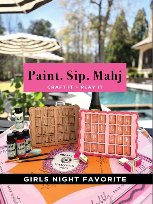 Mahjong Solo Practice Board Diy Kit The Happy Southerner 