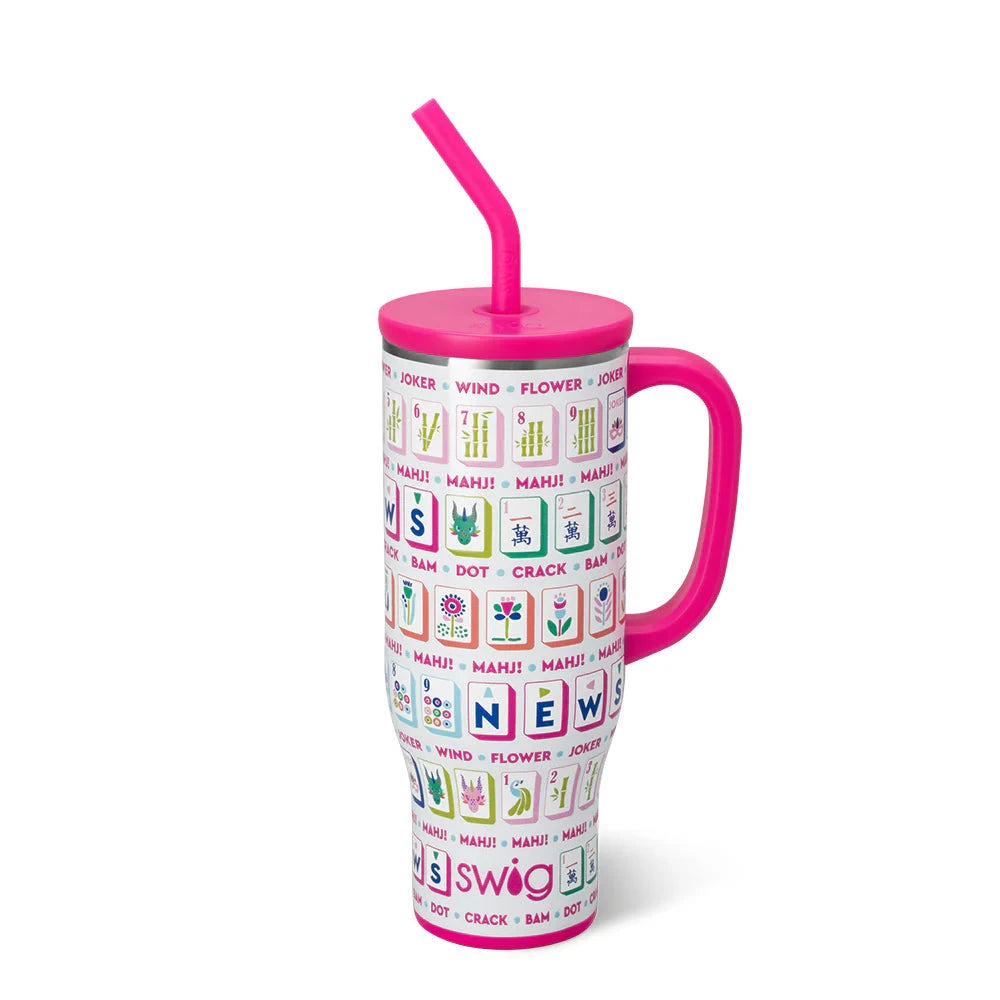 Mahjong Swig Mug 30oz The Happy Southerner 