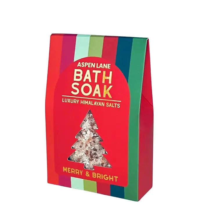 Merry and Bright Bath Salt Gift The Happy Southerner 