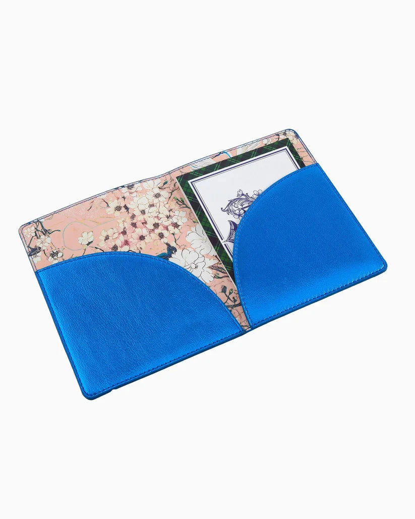 Metallic Blue Mahjong Card Folio The Happy Southerner 