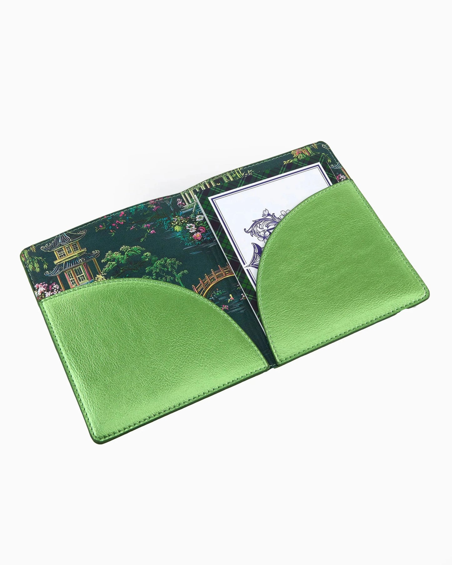 Metallic Green Mahjong Card Folio The Happy Southerner 