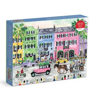 Michael Storrings Christmas in Charleston 1000 Piece Puzzle The Happy Southerner 