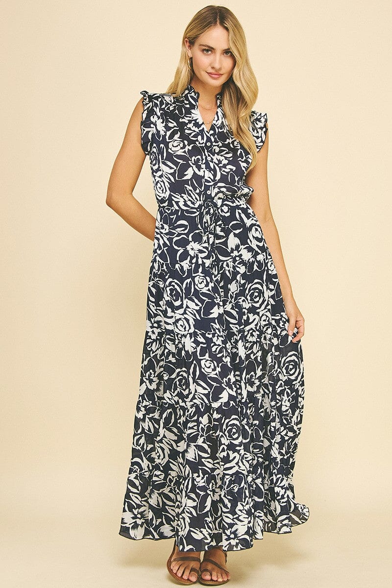 Midnight Blooms Maxi Dress The Happy Southerner 