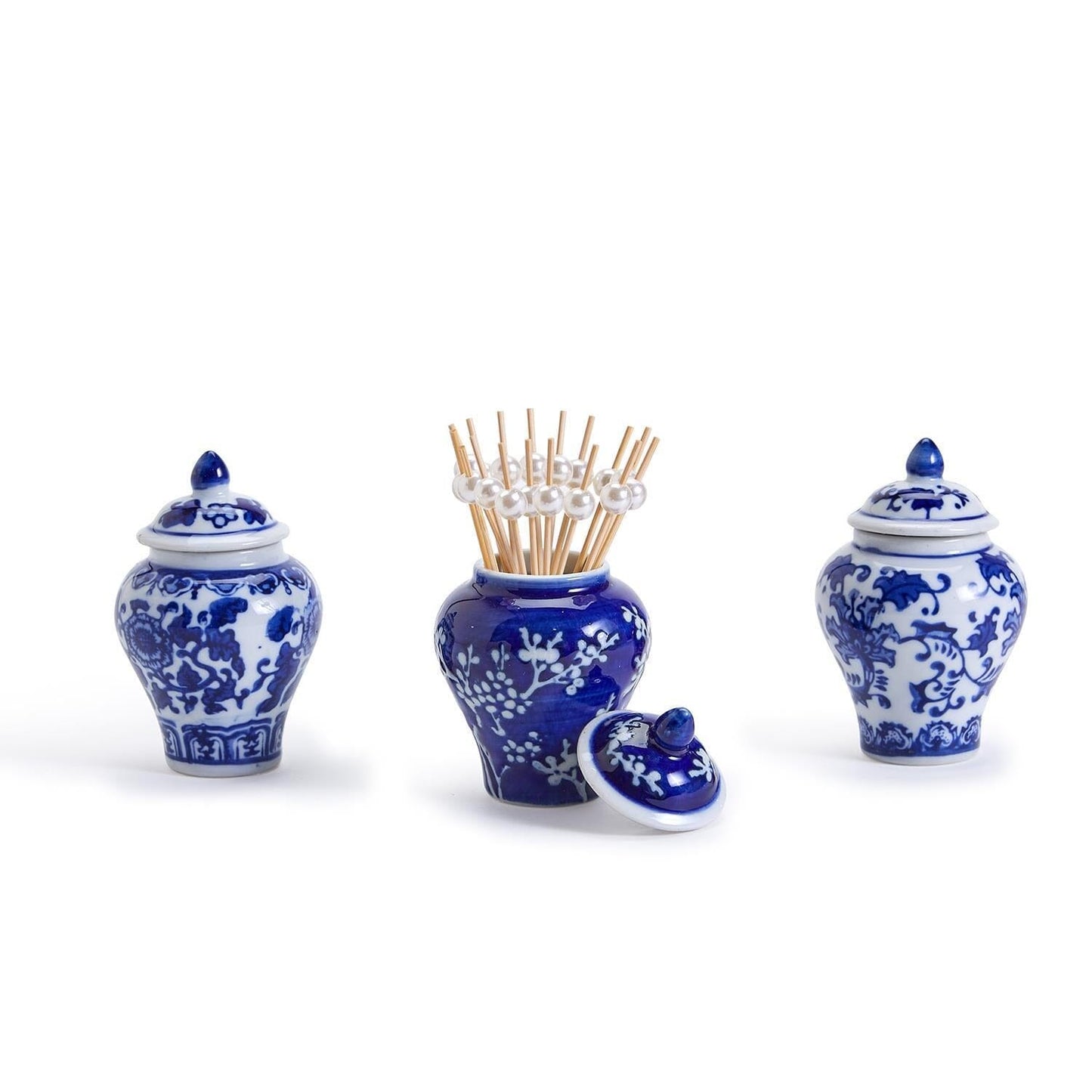 Mini Ginger Jar with Picks Asst 3 Patterns The Happy Southerner 