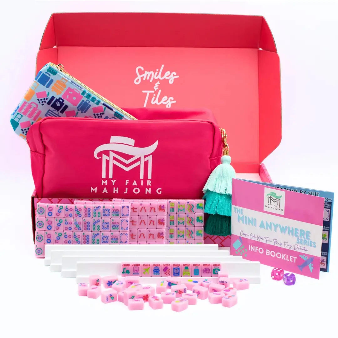 Mini Travel Mahjong | Mini Anywhere Series | Pink The Happy Southerner 