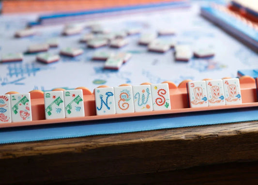 Miss Cowgirl Americana: Mahjong Tile Set The Happy Southerner 