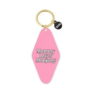 Mommy Loves Mahjong Keychain The Happy Southerner 
