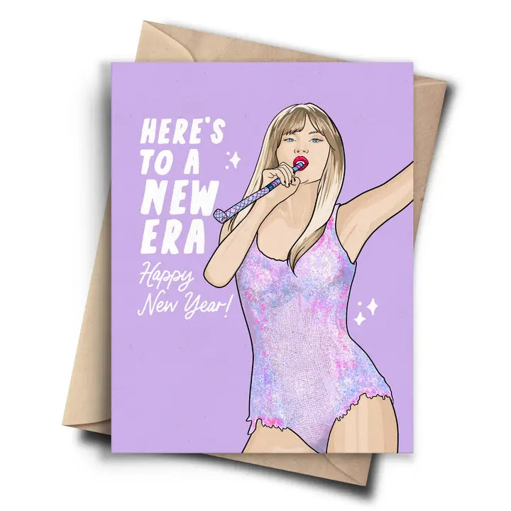 New Year New Era - Taylor Swift Funny New Years Card The Happy Southerner 