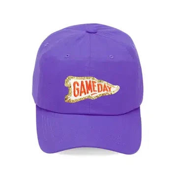 Orange Pennant Patch Purple Hat The Happy Southerner 