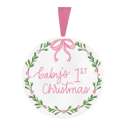 Ornament Baby's First Pink The Happy Southerner 