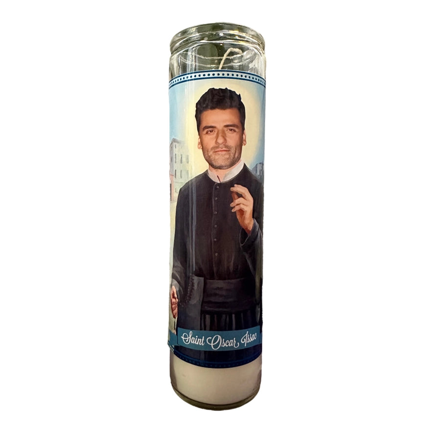 Oscar Isaac Devotional Prayer Saint Candle The Happy Southerner 