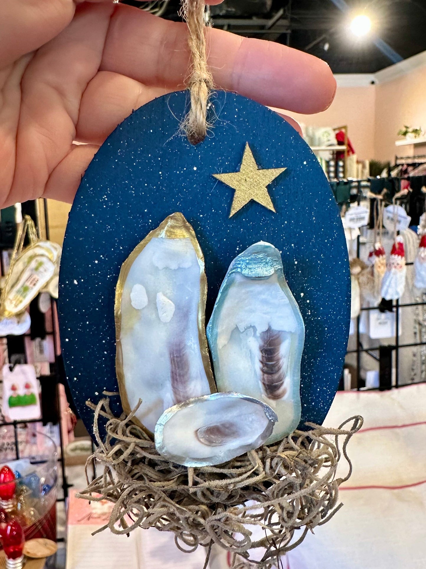 Oyster Nativity Ornament The Happy Southerner 